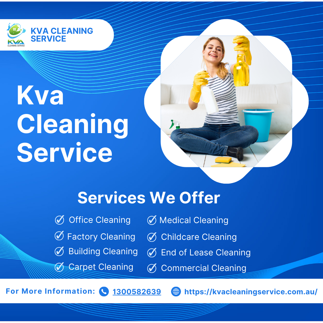 KVA Cleaning Service is a leading professional cleaning company in Cranbourne offering a variety of specialized cleaning services for Office Cleaning, Commercial Cleaning, Gym Cleaning, and Medical Cleaning Service. Our services are available in Cranbourne West, Dandenong South, Dandenong, Carrum Downs, Seaford, Hallam, Narre Warren, Berwick, Clyde North, Braeside, Mulgrave, Pakenham, Frankston.